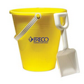 Yellow 9" Pail w/ Shovel